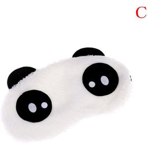 Schattig Gezicht Wit Panda Oogmasker Slaapmasker Shading Slaap Katoen Goggles Eye Mask Eye Cover Gezondheidszorg