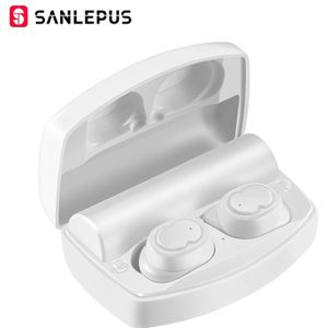 Sanlepus Tws Oortelefoon Draadloze Hoofdtelefoon Bluetooth Oortelefoon Sport Headset Air Oordopjes Met Microfoon Voor Telefoon Xiaomi Android