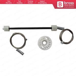 Bross Auto-onderdelen BWR5035 Elektrische Ruitbediening Regulator Reparatie Kit Achter Links Deur: 7075673 Voor Bmw 5 Serie E60 E61 2003