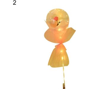 Valentijnsdag Decoratie Led Lichtgevende Ballon Licht Boeket Rose Party Lamp Decor Bruiloft Home Decor