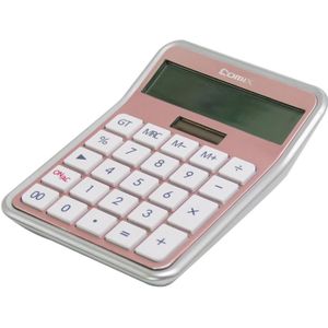 Comix Rekenmachine 12 Cijfers, Calculator Voor Office/Home/School,C-8S (Rose Goud)