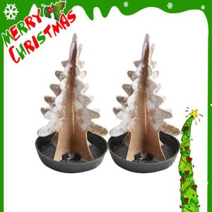 24 Stks/set Magic Groeiende Kerstboom Papier Kousvuller Jongens Meisjes Xmas Science Decoratie Ornament