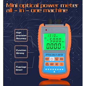 4in1 Mini Optical Power Meter Visual Fault Locator Netwerkkabel Test Glasvezel Tester 10Km Vfl