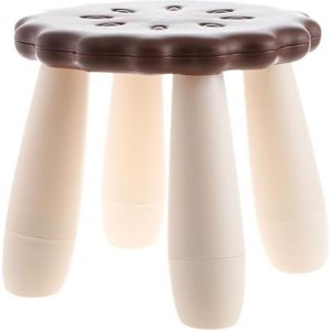 4 Benen Biscuit Vorm Kruk Dikker Plastic Volwassen Schoenen Bench Kinderen Kruk Thuis Kinderen Meubels