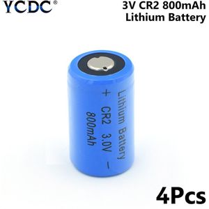 1/2/4/8/12 Stuks 2 3V Lithium Batterij Camera Glucose Meter Knoopcellen x12 800Mah CR2 CR15H270 CR15266 Batterijen