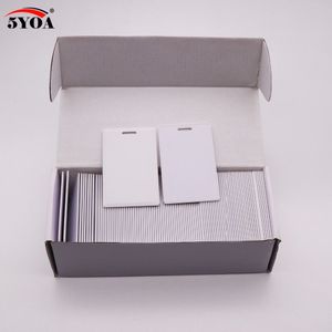 100 stks EM4305 T5577 Dikke Blanco Kaart 1.8mm RFID Chip Kaarten 125 khz Kopie Herschrijfbare Writable Rewrite Dupliceren 125 khz