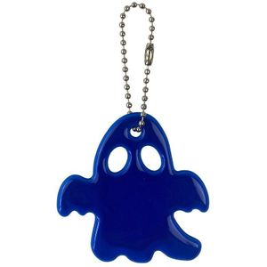 10 Stuks Halloween Little Ghost Reflecterende Sleutelhanger Tas Hanger Accessoires Hoge Zichtbaarheid Sleutelhangers Voor Veiligheid Gebruik