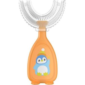 Kinderen U-vorm Tandenborstel Zachte Siliconen Training Tanden Reinigen Hele Mond Teethbrushes Voor 2-12 Jaar Kinderen