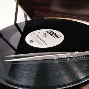 165Mm Lock Pincet Anti Statische Voor Elektronische Componenten Holding Strak Verstelbare Slide Lock Precisie Fonograaf Pincet