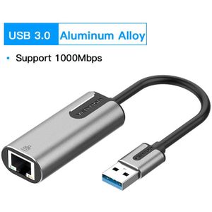 Drag Usb Ethernet Adapter Usb 3.0 2.0 Netwerkkaart Te RJ45 Lan Voor Xiaomi Mi Box 3/S Set-Top Box Nintendo Switch Ethernet Usb