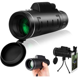 40X60 High Power Monoculaire Telescoop Voor Bird Watching Met Kompas Smartphone Adapter En Statief Voor Birding Camping