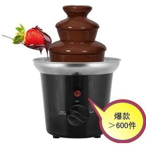 Drie layer rvs mini verwarming chocoladefontein machine DIY pot waterval machine