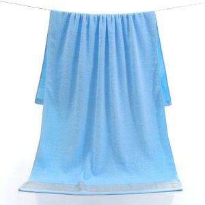 Zhuo Mo Zachte Katoenen Badhanddoek Voor Thuis 70*140 Cm Douche Roze Blauw Beige Handdoek Badkamer Voor Volwassenen kids Travel Serviette De Bain