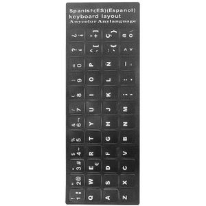 Kebidumei Russische Toetsenbord Stickers Waterdicht Franse Rusland Spaans Sticker Voor Notebook Computer Desktop Toetsenbord Covers