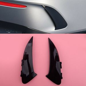 2 Sets Gloss Black Achterbumper Spoiler Side Canard Abs Fit Voor Mercedes Benz Sport C118 CLA200 CLA250 CLA35 CLA45 amg