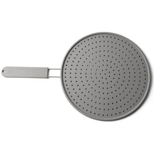 Siliconen Ploetert Anti-aanbak Olie Vet Pan Deksel Olie-Proof Splash Cover Frituren Bescherming Mat Antislip Handvat Pot deksel