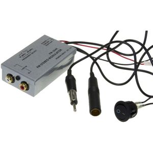 Universele Fm Modulator Stereo Mp3 Auto Antenne Kabel Auto Radio Cinch Aux Adapter