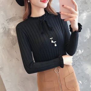 Sexmkl Herfst Gebreide Trui Vrouwen Winter Lange Mouwen Truien Truien Feminino Elastische Basic Koreaanse Stijl Trui Mujer