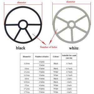 1.5Inch 2 Inch Pakking Vervangende Onderdelen Voor Zand Filter Multipoort Zand Filter Valve Zwembad Spa Spider Pakking OD12.8-17.5Mm