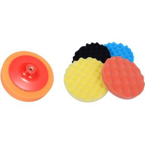 2 Set 7Inch/180Mm Spons Polijsten Buffer Pad Kit Tool Voor Auto Polijstmachine