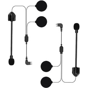 2Pcs Maxto M2 M3 Hoofdtelefoon Microfoon Accessoires Hard Oortelefoon Pak Voor Maxto M2 M3 Motorcycle Half Gezicht Open Helm intercom