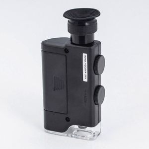 Pocket 200X ~ 240X Handheld Led Lamp Licht Zoom Vergrootglas Mini Draagbare Microscoop Vergrootglas Pocket Lens