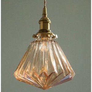Glas Hanglamp Nordic Hanglamp Koper Lamp Messing Creatieve Minimalistische E27 Transparante Lampenkap Voor Restaurant Licht