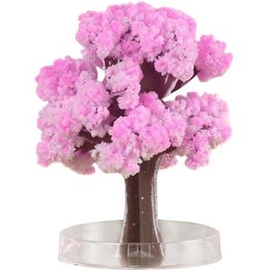 Magic Groeiende Boom Papier Sakura Kristal Bomen Desktop Cherry Blossom Speelgoed AUG889