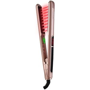 HTG Professionele Stijltang Haar Stijltang Negatieve IONEN Infrarood Stijltang Haar straighting Iron LCD Display