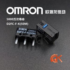 Stijl Omron Muis Micro Swtich D2FC-F-K (50 M) blue Dot Muis Knop Compatibel Met D2FC-F-7N 10 M 20M