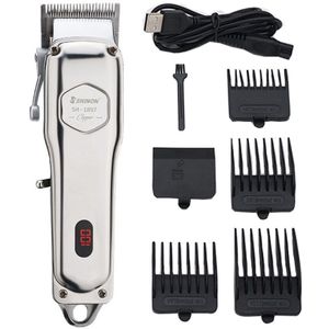 Tondeuse Professionele Elektrische Metalen Draadloze Machine Stylisten Kappers Salon Hair Cut Machine Elektrische Tondeuse