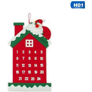 Ourwarm Vilt Diy Kerstboom Advent Kalender Verjaardag Advent Kalender Stof Adventskalender Met Zakken Jaar Decor