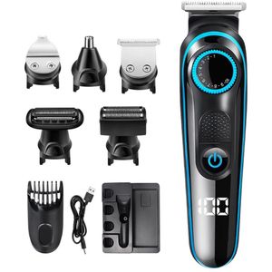 Professionele Tondeuse Oplaadbare Elektrische Tondeuse Mannen Cordless Baard Scheermes