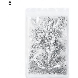 Shiny 1440 Stks/set Unieke Elegante Moderne Stijl Nail Strass Draagbare Nail Flash Sieraden Lichtgewicht Voor Salon