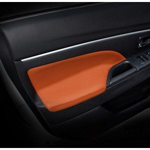 4 STUKS Auto Interieur Microfiber Lederen Deur Panel Armsteun Cover Beschermende Trim Voor Mitsubishi ASX