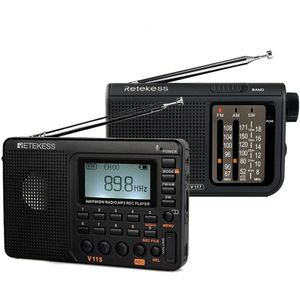 Retekess V115 Draagbare Fm Am Sw Multifunctionele Radio En V117 Ouderen Radio, compact Radio Am Fm Sw Bundel