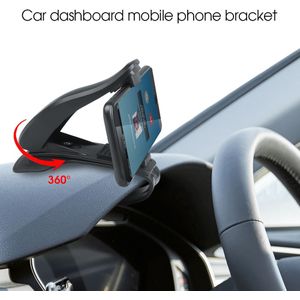 Auto Gps Navigatie Dashboard Telefoon Houder Voor Universele Mobiele Telefoon Clip Vouw Zwarte Auto Telefoon Houder Stand Beugel Voor Iphone 7