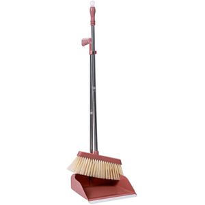 Huishouden Bezem Stoffer Set Floor Cleaner Sweeper Dust Pan En Borstel Zachte Haren Schoonmaken Tool Home Office Stoffer Bezem