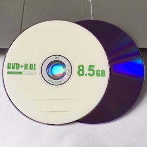 10 discs Grade Een X8 8.5 GB Blank Fruit Gedrukt DVD + R DL Disc
