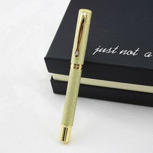 Luxe metalen Diamant gouden clip 0.5mm Nib Vulpennen Multi-kleur voor School Office Schrijven Supplies inkt pennen