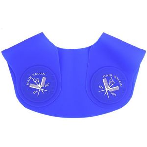 Haar Snijden Kraag Siliconen Sjaal Haarverf Hals Kraag Cape Professionele Kapper Cape Siliconen Kapsel Sjaal Verven Cutting Pad