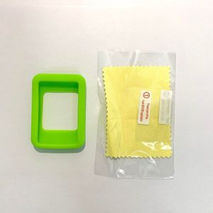 Wahoo Elemnt Mini Case Bike Computer Siliconen Cover Rubber Beschermhoes + Hd Film (Voor Wahoo Elemnt Mini)