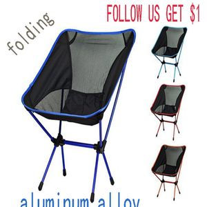 1PCS Outdoor opvouwbare draagbare reizen ultra lichte aluminiumlegering viskrukje vrijetijdsbesteding stoel