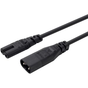 Iec 60320 C8 Plug Naar C7 Bakje Man-vrouw Extension Voeding Belangrijkste Adapter Kabel 6ft 1.8M