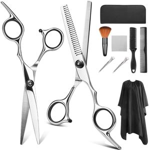 Yblntek 9 Pcs Kappers Schaar Professionele Haar Schaar Kit Haar Snijden Schaar Staart Kam Haar Cape Haar Snijder Kam