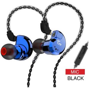 Trn V80 2DD + 2BA Híbrido En La Oreja Auricular Hifi Dj Monitor Correr Deporte Auriculares Auriculares Con 2 Dennen desmontable