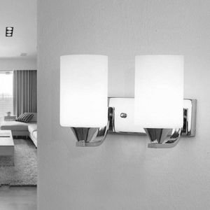 Mode Glas Wandlamp Korte Moderne Led Spiegel Wandlamp Gang Slaapkamer Woonkamer Bedlampje E27 Licht Lampada