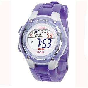 Cute Kids Horloge Populaire horloge Kinderen Jongens Meisjes Zwemmen Sport Digitale Waterdichte Horloges 661D21