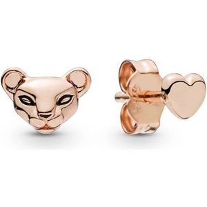 925 Sterling Zilveren Oorbel Rose Golden Bee Leeuwin En Hart Driehoeken Bloeiende Hart Oorbel Voor Vrouwen Fijne Sieraden