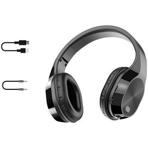T5 Head-Mounted Hoofdtelefoon Ondersteuning Tf Card 3.5 Mm Draadloze Bluetooth 5.0 Hoofdtelefoon 9D Stereo Koptelefoon Muziek Headsets Met mic
